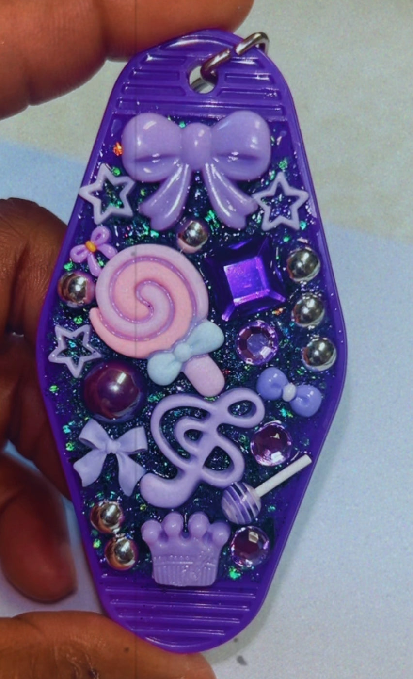 Purple Junk Keychain