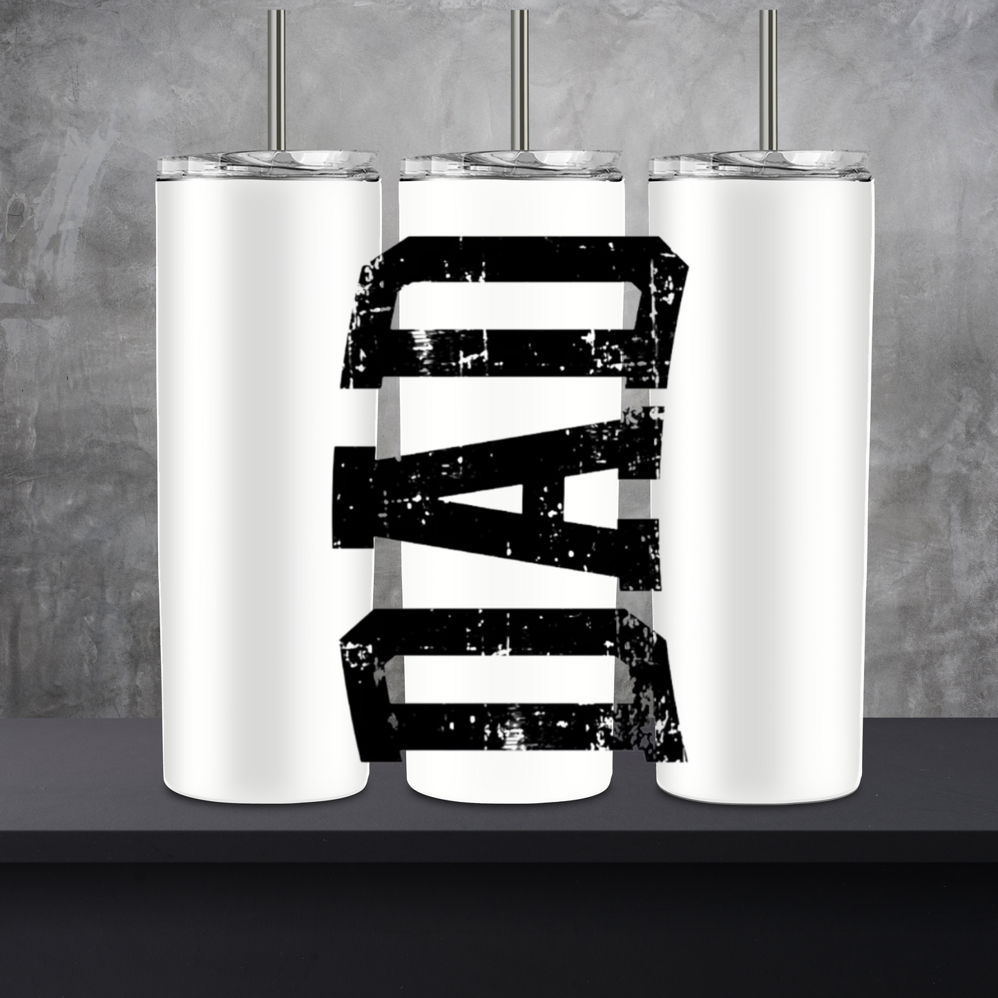 Bold Dad Energy” Oversized Text Tumbler (sublimation)