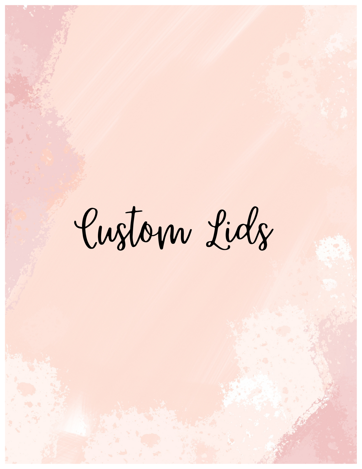 Custom Junk Lids