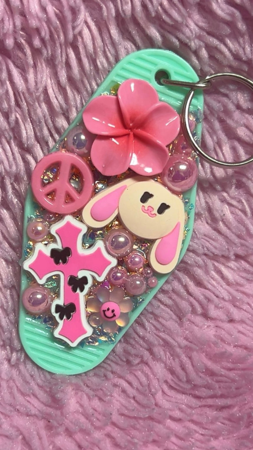 Pinky Junk Keychain