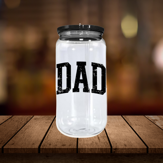 “DAD” Plastic Cup Can 16 oz