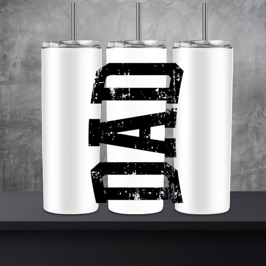 Bold Dad Energy” Oversized Text Tumbler (sublimation)