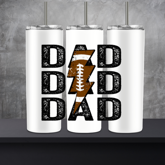 Game Day Dad” Tumbler (sublimation)